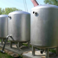 NN stainless steel tanks.